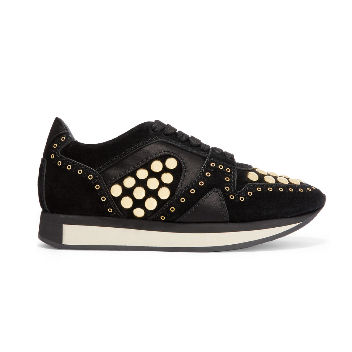 Studded Suede Sneakers